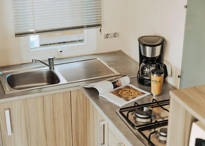 Camping Mobil à Pour 4 Personnes Avec Terrasse - Api-1-52-1459 *