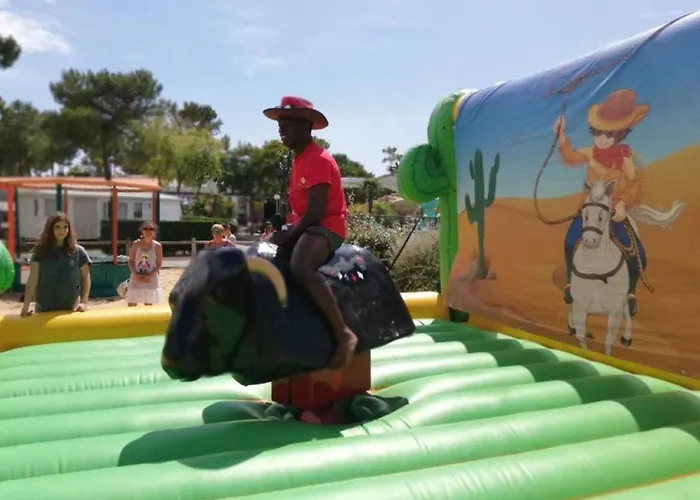 Mobil à Pour 4 Personnes Avec Terrasse - Api-1-52-1459 Camping *